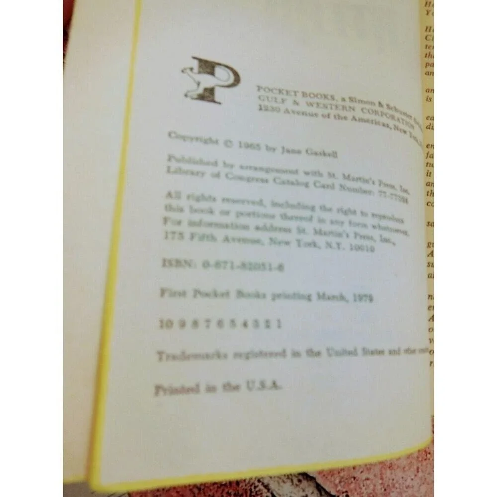 Atlan 1979 PB Jane Gaskell 1st Pocket Vtg‎ Fantasy Atlantis Sword & Sorcery